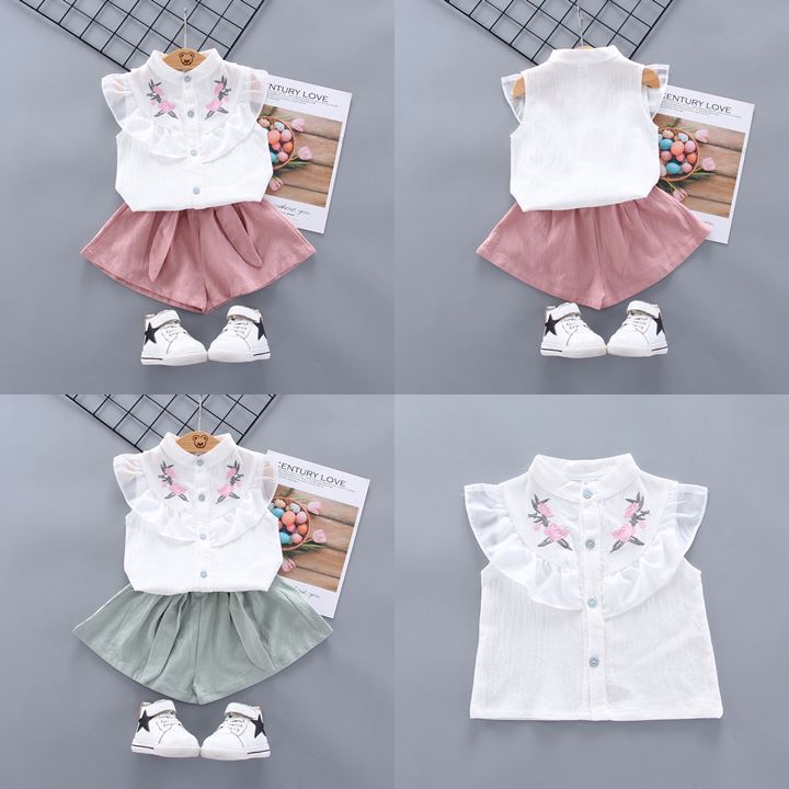 ha1069 เสื้อ+กางเกง size 80-110 จำนวน 4 ตัวต่อแพ็ค