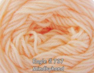 ไหมพรม Eagle สี 737 สีแคนตาลูป