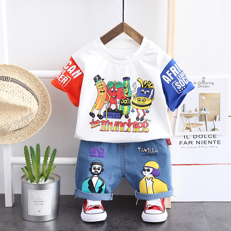 ha1488 เสื้อ+กางเกง size 80-110 จำนวน 4 ตัวต่อแพ็ค