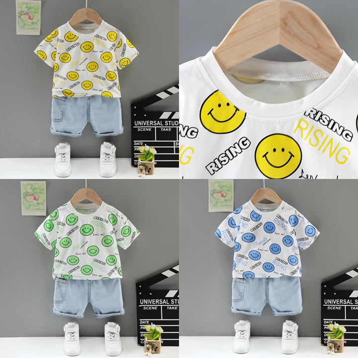 ha1692 เสื้อ+กางเกง size 80-110 จำนวน 4 ตัวต่อแพ็ค