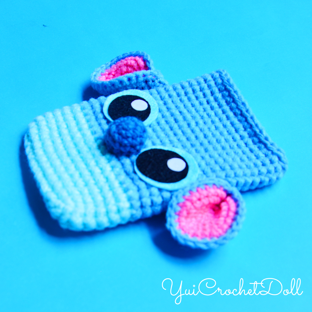 ซองใส่โทรศัพท์มือถือไหมพรม สติช