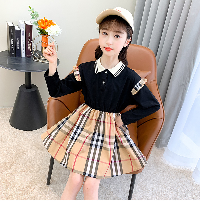 dr4669 เดรส เด็กโต 3 ตัวต่อแพ็ค 120-160 (เลือกไซส์ได้ให้ครบแพ็ค)