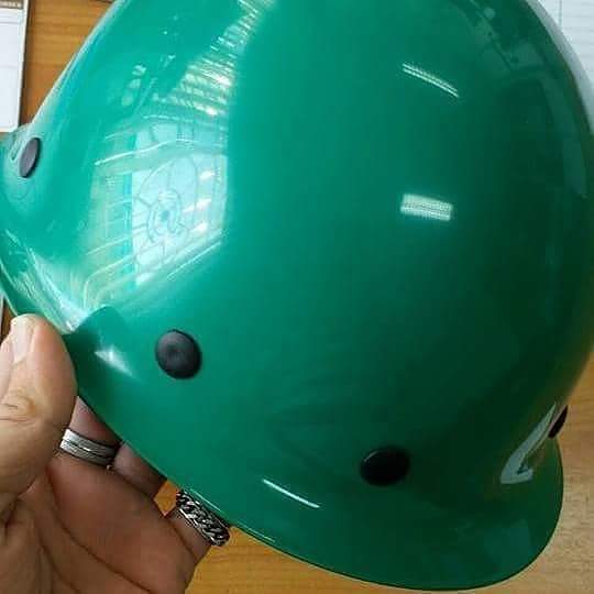 หมวกนิรภัยทรงญึ่ปุ่นปรับเลื่อน สีขาว น้ำเงิน เหลือง เขียว แดง ส้ม