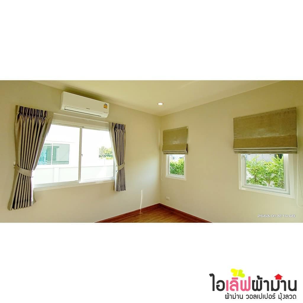 [H443] Centro รังสิต คลอง4 ม่านจีบ ม่านพับ ม่านโปร่ง