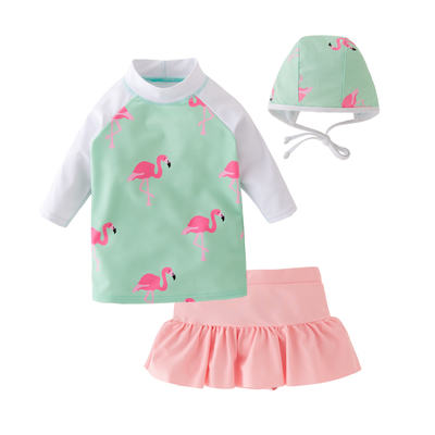 km3065 ชุดว่ายน้ำ(3ชิ้น) size 3T-7T 5 ชุดต่อแพ็ค