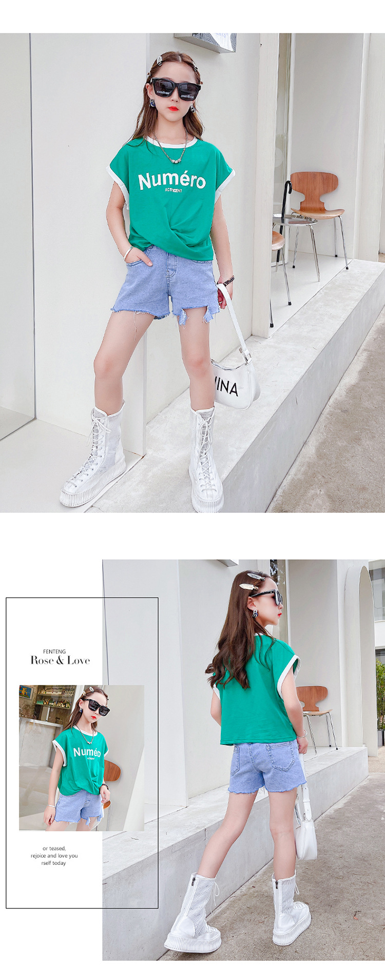 dr5380 เสื้อ+กางเกง เด็กโต 3 ตัวต่อแพ็ค 110-170 (เลือกไซส์ได้ให้ครบแพ็ค)