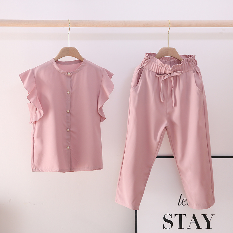 dr4956 เสื้อ+กางเกง เด็กโต 3 ตัวต่อแพ็ค 110-160 (เลือกไซส์ได้ให้ครบแพ็ค)