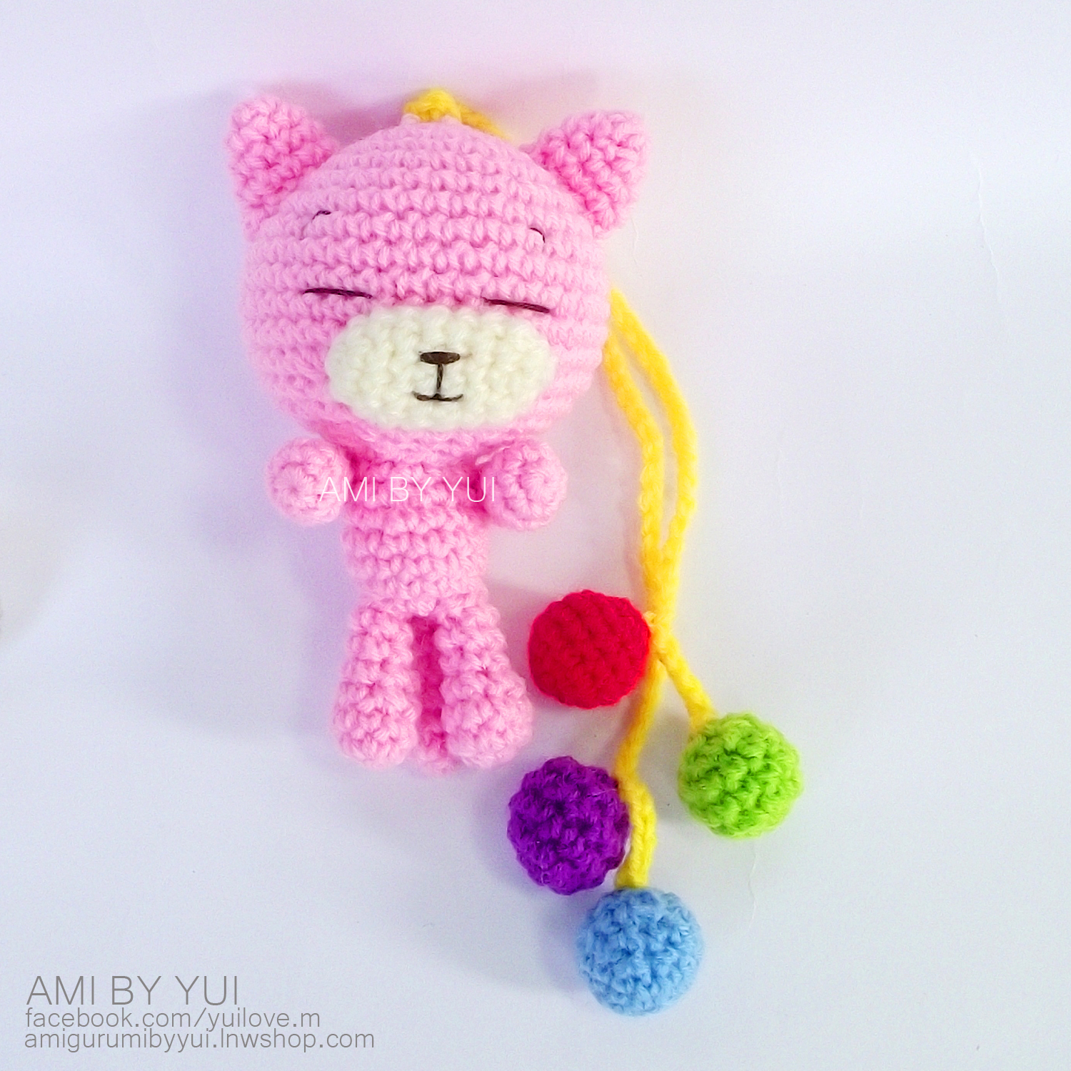 พวงห้อยกระเป๋าแมว amineko