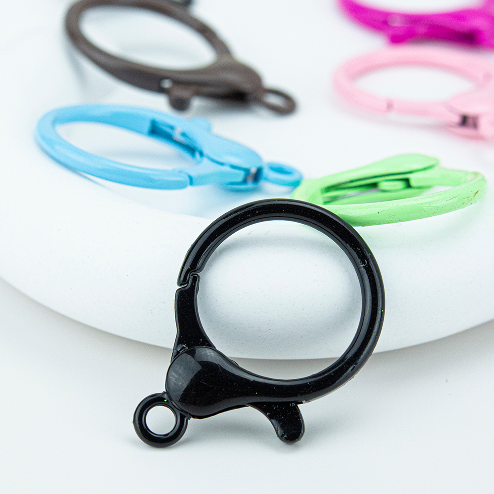 [ส่งจากไทย] MT59 ตะขอพวงกุญแจห่วงล็อคแบบสปริง ทรงกลม อะไหล่พวงกุญแจ DIY Craft╭♥