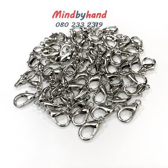 ตะขอก้ามปู สีเงิน ขนาด 1.8 cm.