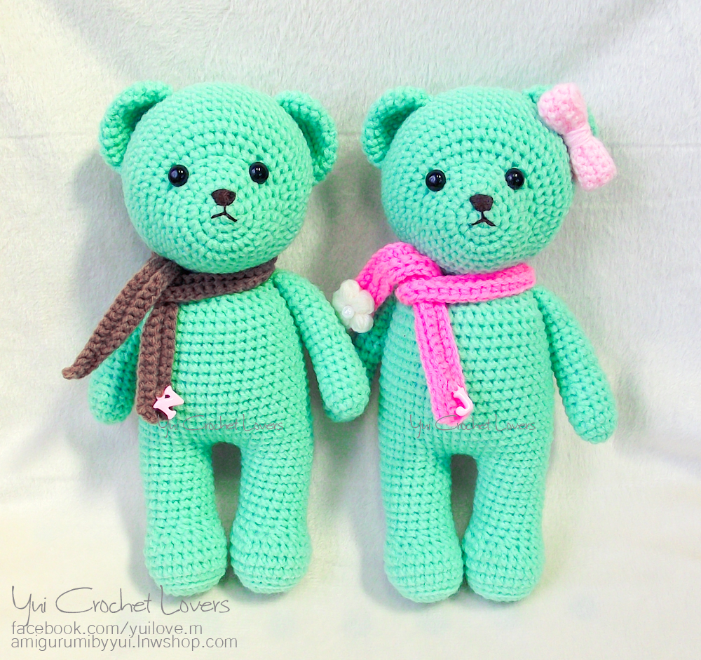 ตุ๊กตาถักไหมพรมหมี เท็ดดี้แบร์ Teddy Bear