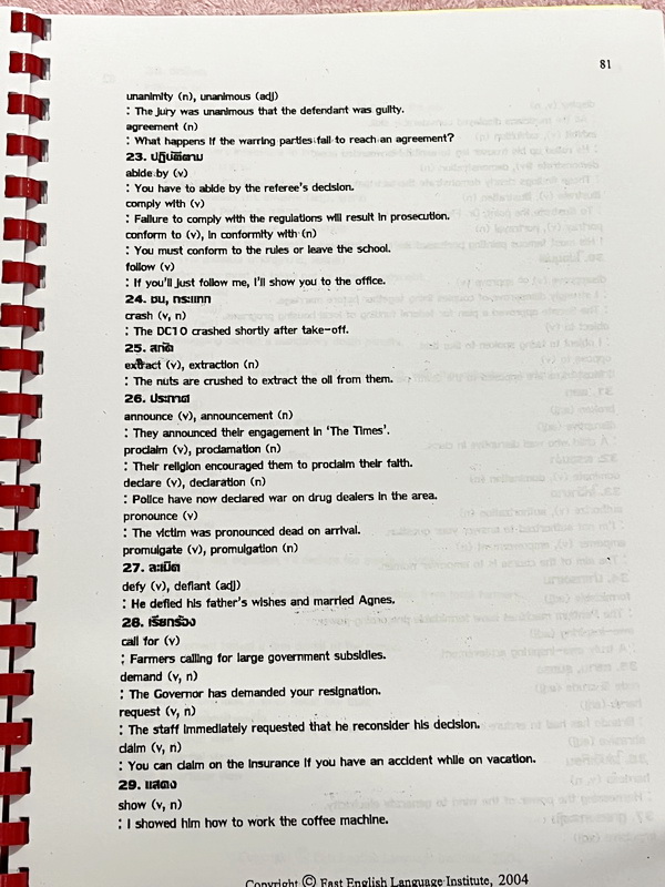 ►Fast English◄ หนังสือกวดวิชา Fast English เล่ม Vocabulary รวมคำศัพท์แบบละเอียดมาก มีศัพท์หลายหมวดหมู่ และยังซอยย่อยแตกออกเป็นหมวดหมู่ย่อยๆอีก มีตัวอย่างประโยคประกอบคำศัพท์ทุกประโยค ในหนังสือมีเขียนเล็กน้อย คำศัพท์และตัวอย่างประโยคตีพิมพ์สมบูรณ์ หนังสือเล
