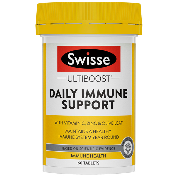 พร้อมส่ง ป้องกันอาการหวัด Swisse Ultiboost Daily Immune Support 60 เม็ด