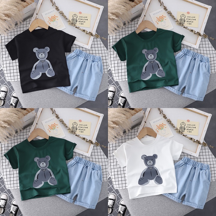 ha1552 เสื้อ+กางเกง size 80-120 จำนวน 5 ตัวต่อแพ็ค