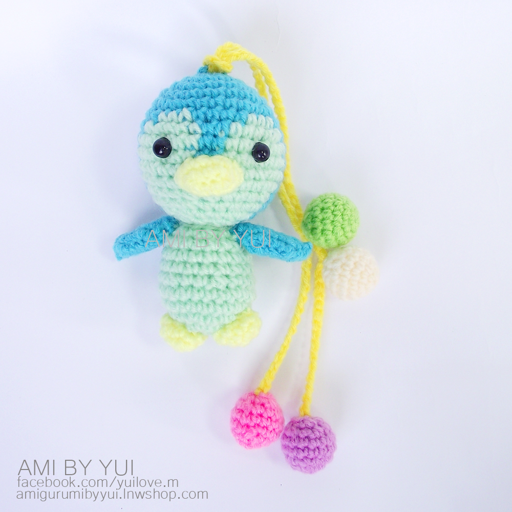 พวงห้อยกระเป๋าเพนกวิน Colorful