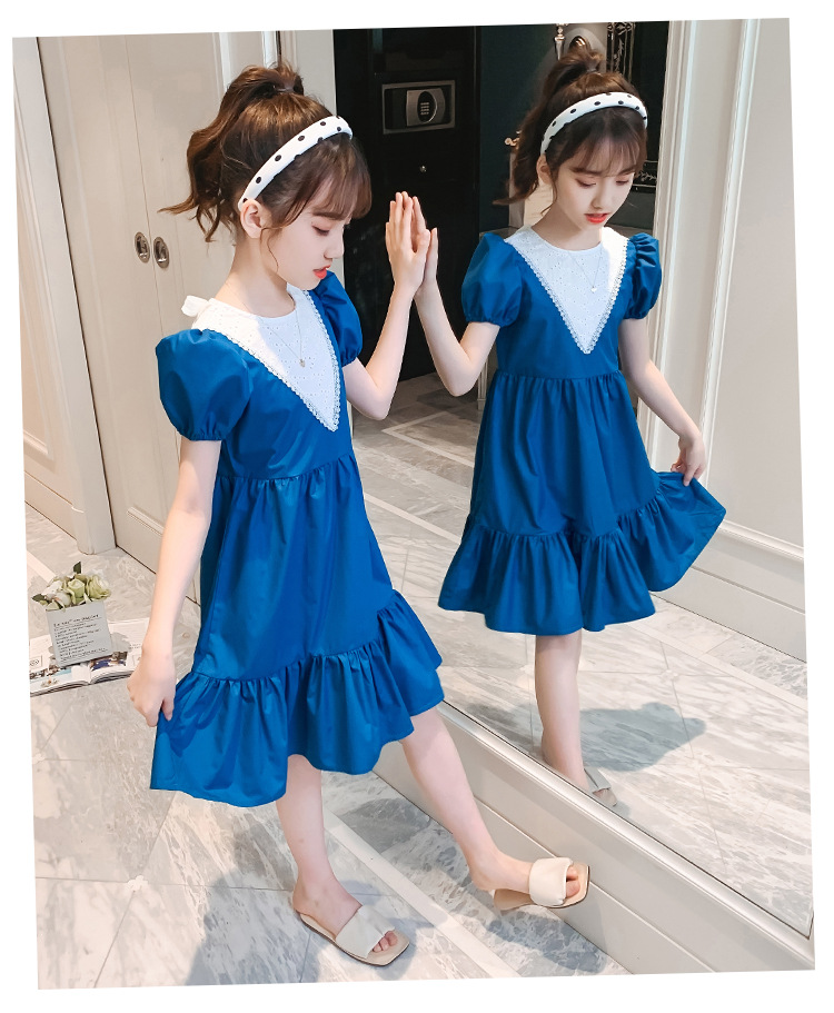 dr4876 เดรส เด็กโต 3 ตัวต่อแพ็ค 110-160 (เลือกไซส์ได้ให้ครบแพ็ค)