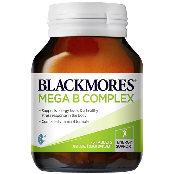 พร้อมส่ง วิตามินบี คอมเพล็กซ์ Blackmores Mega B Complex
