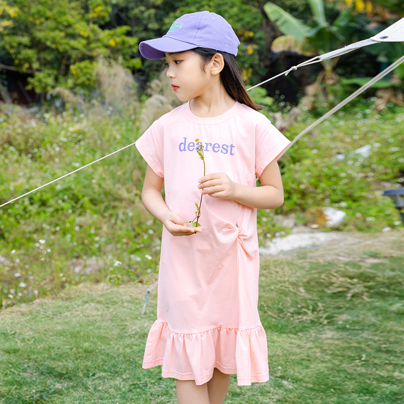 dm198 เดรส เด็กโต 3 ตัวต่อแพ็ค 110-160 (เลือกไซส์ให้ครบแพ็ค)