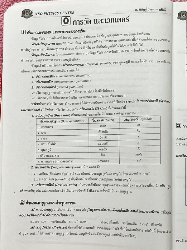 ►Neo Physics◄ หนังสือกวดวิชานีโอฟิสิกส์ อ.พิสิฎฐ์ สรุปสูตรและทฤษฎีสำคัญวิชาฟิสิกส์ระดับ ม.ปลาย ปวช. ปวส เพื่อนำไปใช้สอบเข้ามหาลัย และสอบชิงทุน มีสรุปเนื้อหาสำคัญรวม 22 บท ในหนังสือมีเขียนเล็กน้อย บริเวณหน้าปกมีรอยยับ กระดาษขาวใหม่ เนื้อหาตีพิมพ์สมบูรณ์ทั้