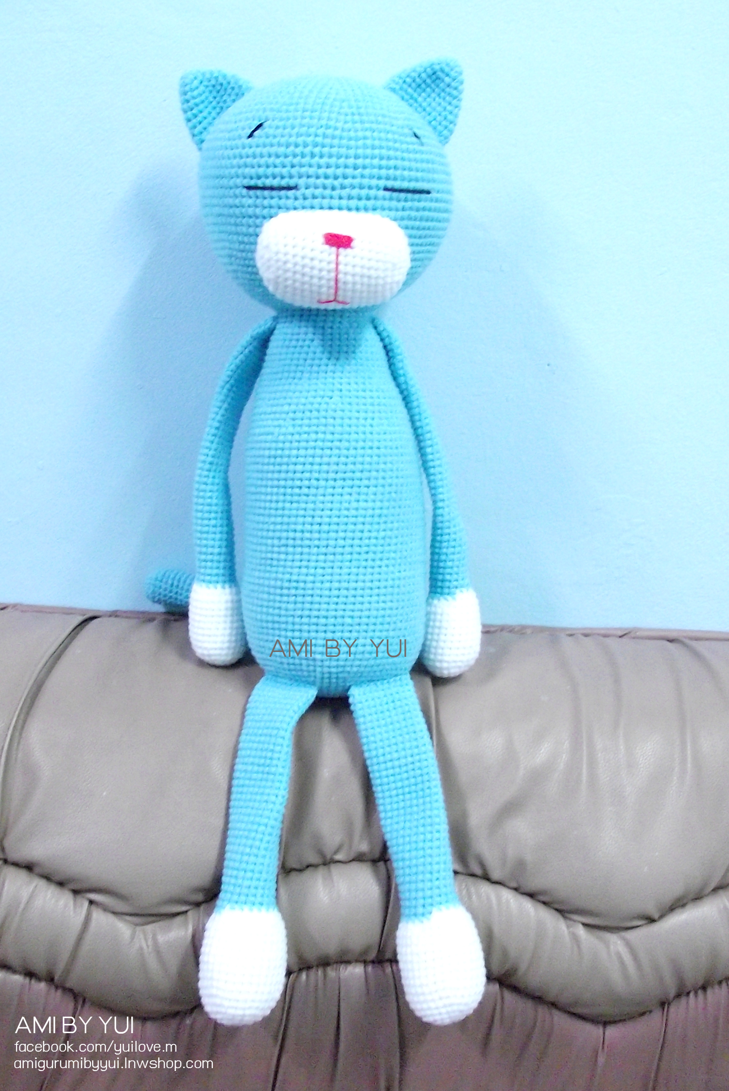 ตุ๊กตาถักไหมพรมแมว Amineko Cat