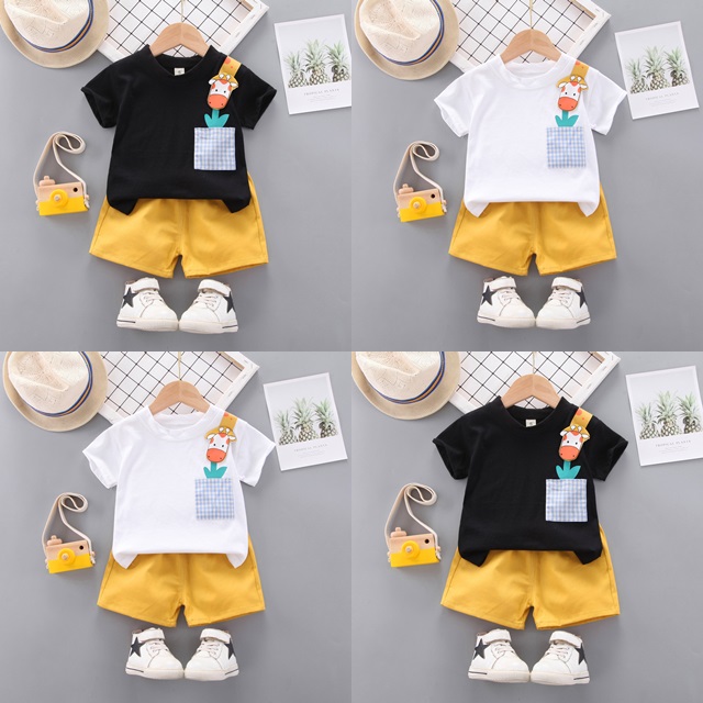 ha1599 เสื้อ+กางเกง size 80-110 จำนวน 4 ตัวต่อแพ็ค