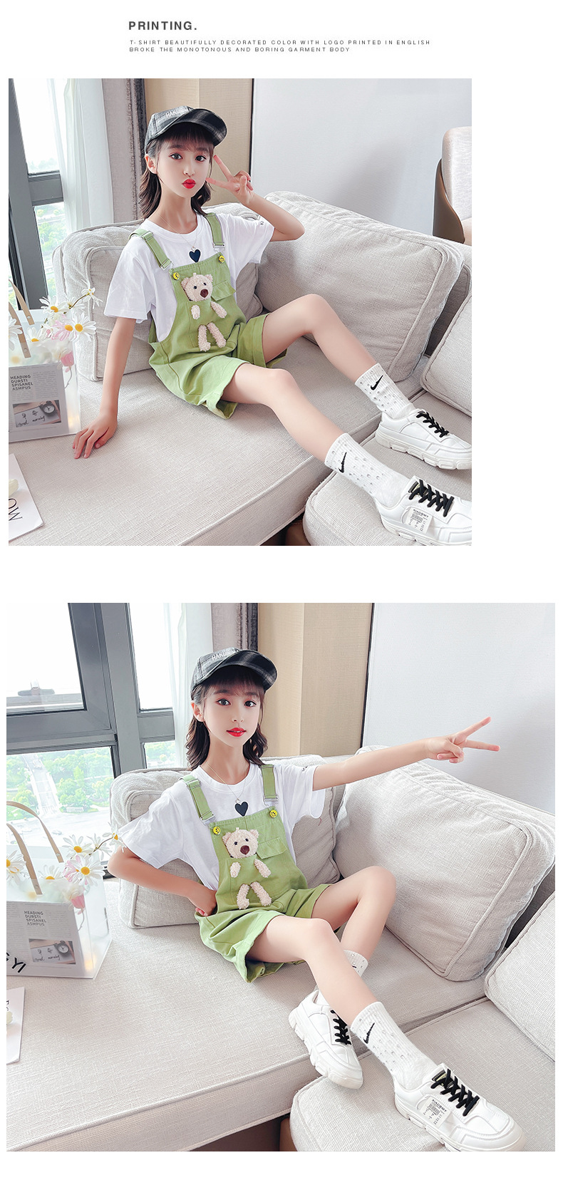 dr5486 เสื้อ+กางเกง เด็กโต 3 ตัวต่อแพ็ค 110-160 (เลือกไซส์ได้ให้ครบแพ็ค)