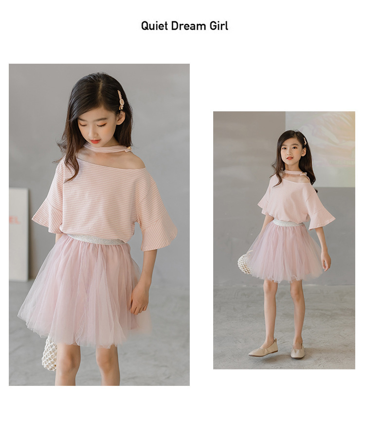 dr4898 เสื้อ+กระโปรง เด็กโต 3 ตัวต่อแพ็ค 110-170 (เลือกไซส์ได้ให้ครบแพ็ค)