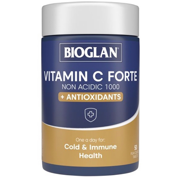 พร้อมส่ง วิตามินซี Bioglan Vitamin C Forte Non Acidic 1000+Antioxidants