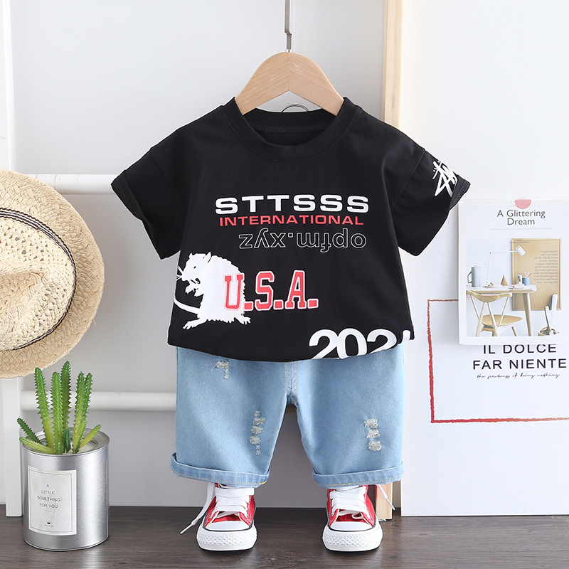 ha1394 เสื้อ+กางเกง size 80-110 จำนวน 4 ตัวต่อแพ็ค