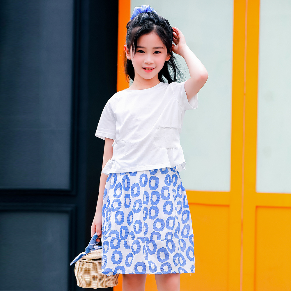 mu702 เสื้อ+กระโปรง 3 ตัวต่อแพ็ค เด็กโต size 110-160 (เลือกให้ครบแพ็ค)