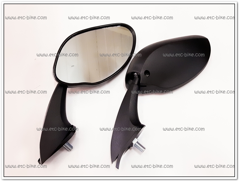 กระจกย่อติดหน้ากาก PCX น๊อตยึดตัวเดียว เกลียว 8mm.