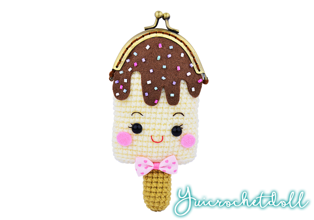 กระเป๋าปิ๊กแป๊ก ไอศครีมแท่งวนิลาชอคโก