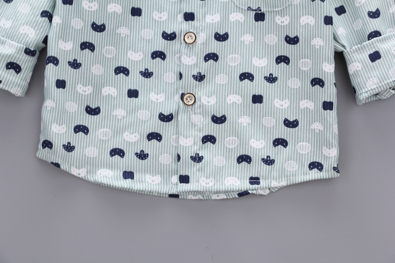 ha490 เสื้อเชิร์ตแขนยาว size 80-110 4ตัวต่อแพ็ค