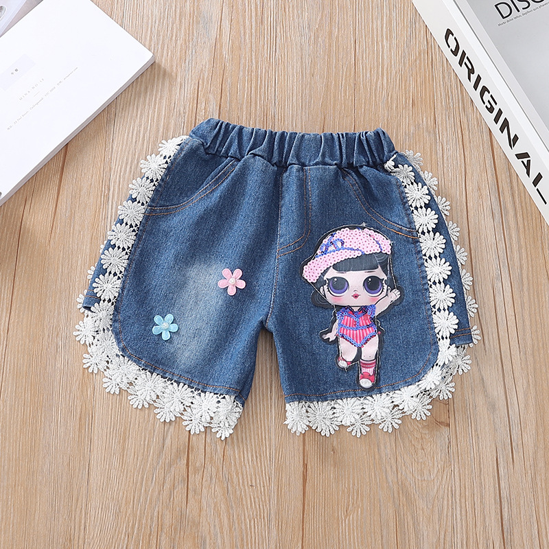 ha1000 กางเกงยีนส์ขาสั้น size 80-110 จำนวน 4 ตัวต่อแพ็ค