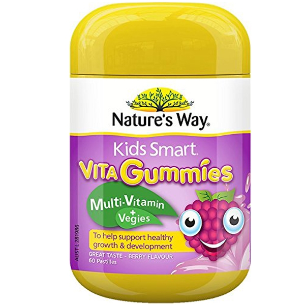 พร้อมส่ง เยลลี่ผักรวม Nature's Way Kids Smart Multivitamin + Veggies