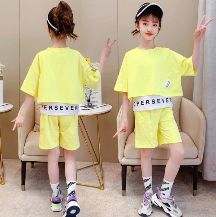 dr5215 เสื้อ+กางเกง เด็กโต 3 ตัวต่อแพ็ค 120-170 (เลือกไซส์ได้ให้ครบแพ็ค)