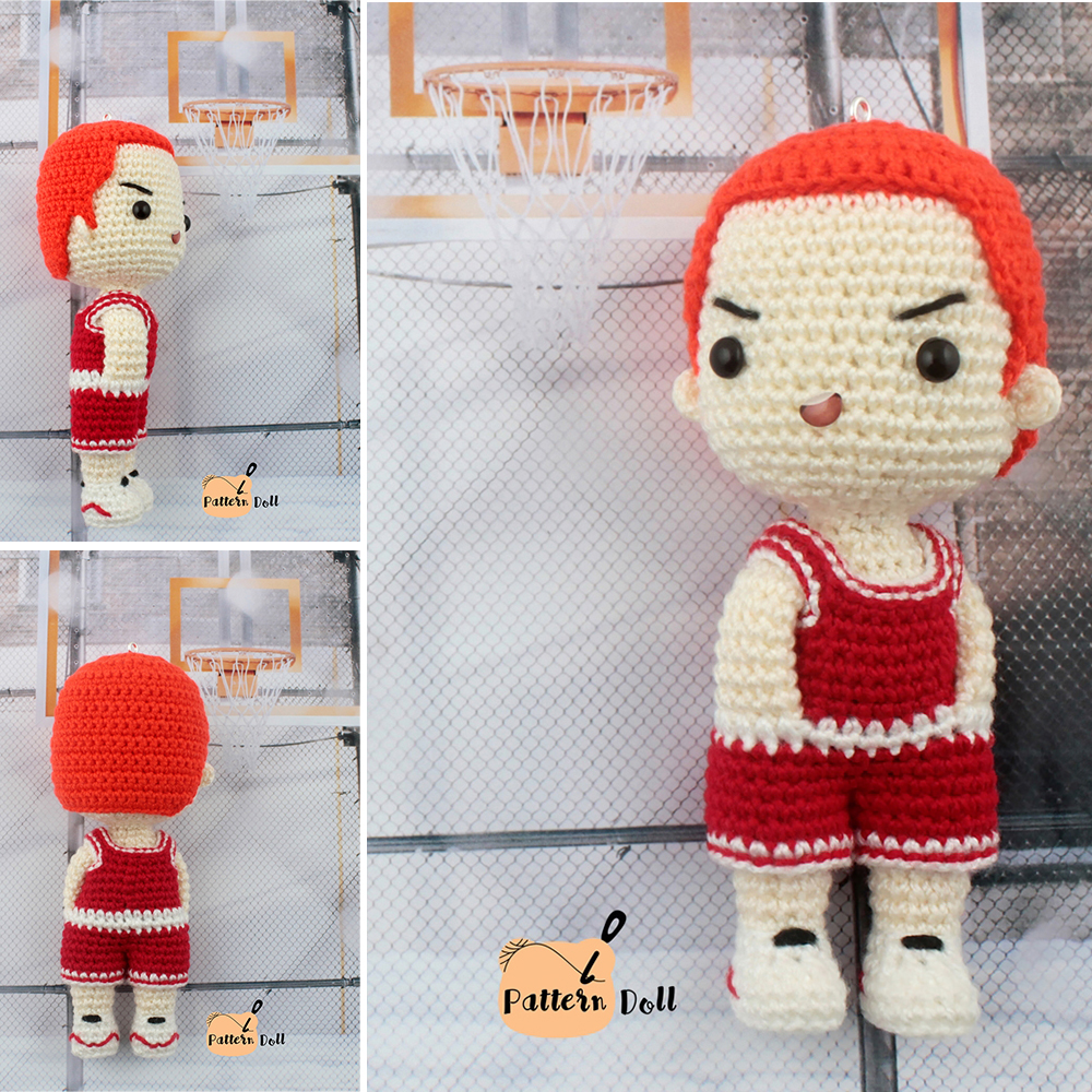 E-book ส่งทาง e-mail แพทเทิร์นตุ๊กตาถักเจ้าหัวส้ม