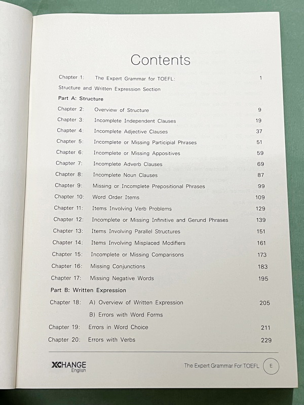 ►หนังสือสอบ TOEFL◄ หนังสือครูพี่แนน Enconcept เล่ม The Expert Grammar for TOEFL มีสรุปแกรมม่า อาจารย์มีเน้นจุดที่เป็น Warning ! และ ข้อผิดพลาดที่พบบ่อย มี Exercise ประจำบท มีเฉลย Answer Key ด้านหลัง ในหนังสือมีเขียนเล็กน้อย