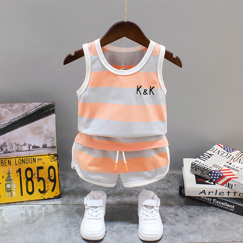 ha1543 เสื้อกล้าม+กางเกง size 80-120 จำนวน 5 ตัวต่อแพ็ค