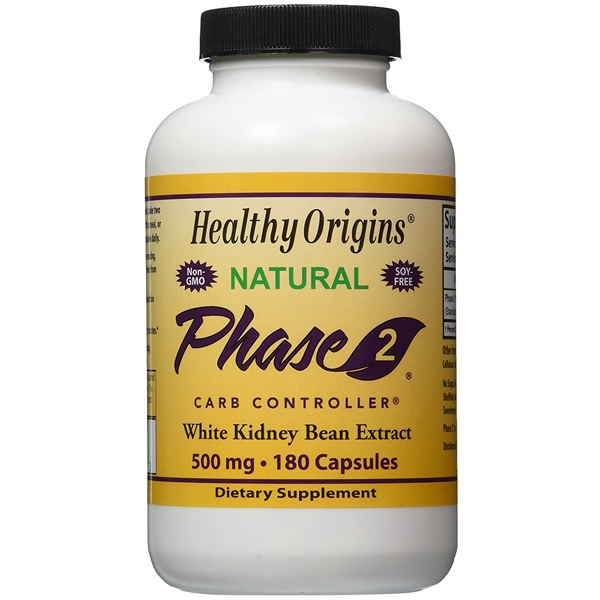 พร้อมส่ง สารสกัดจากถั่วขาว Healthy Origins Phase 2 Carb Controller White Kidney Bean Extract 500mg