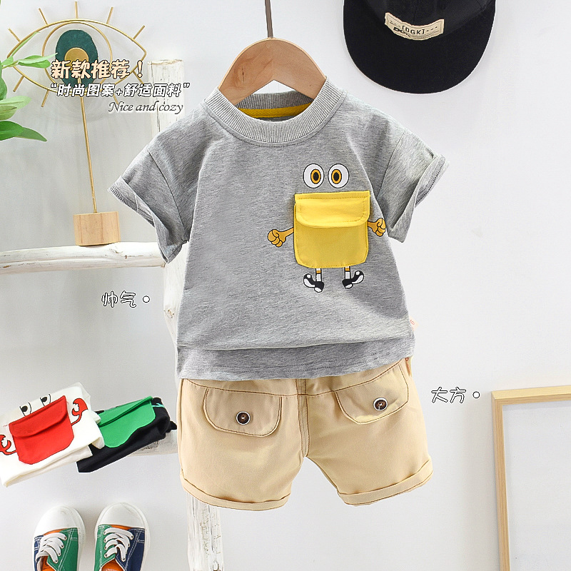 ha1483 เสื้อ+กางเกง size 80-110 จำนวน 4 ตัวต่อแพ็ค