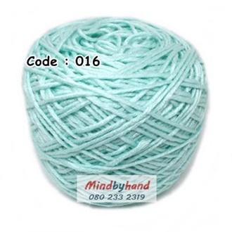 ไหมเบบี้ซิลค์ 50 กรัม สี 16 สีเขียวนวล (เขียวโซดา)