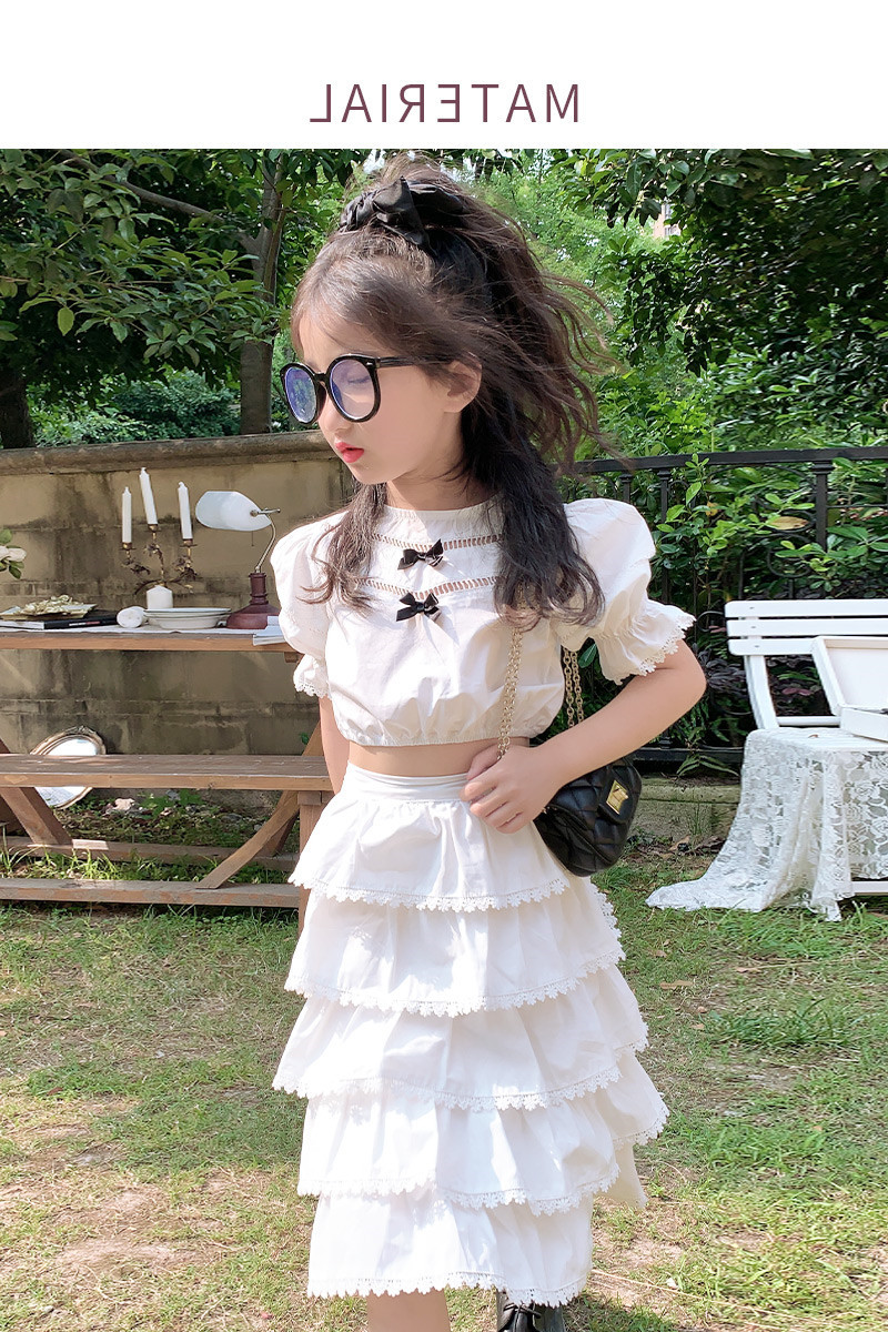 yw1349 เสื้อ+กระโปรง size 7-15 5 ชุดต่อแพ็ค