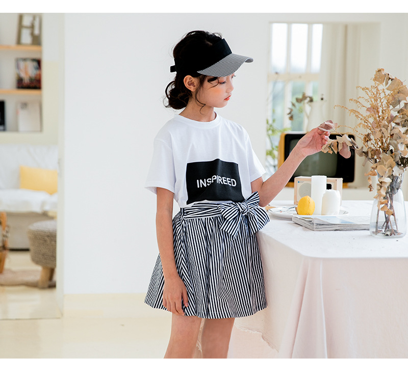 mu644 เสื้อ+กระโปรง 3 ตัวต่อแพ็ค เด็กโต size 110-160 (เลือกให้ครบแพ็ค)