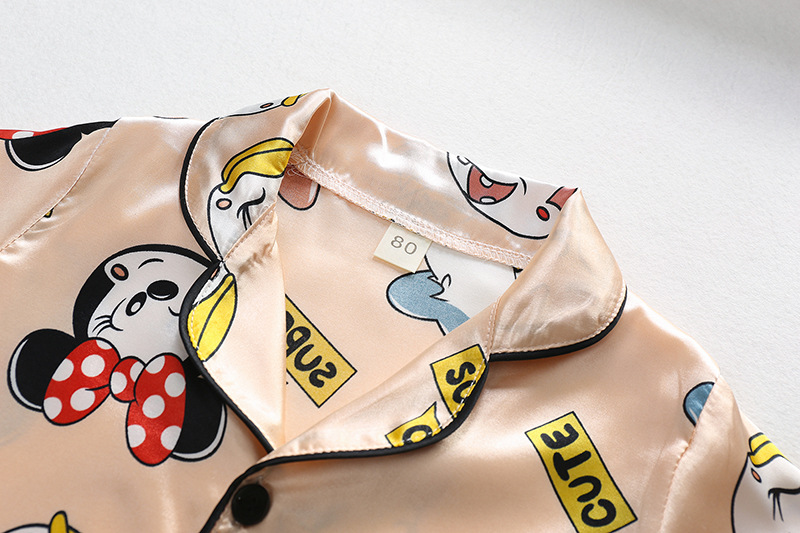 ha1303 ชุดนอน เสื้อ+กางเกง size 80-110 จำนวน 4 ตัวต่อแพ็ค