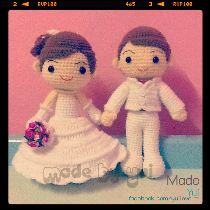 ตุ๊กตาแต่งงาน เจ้าบ่าว-เจ้าสาว 8 นิ้ว