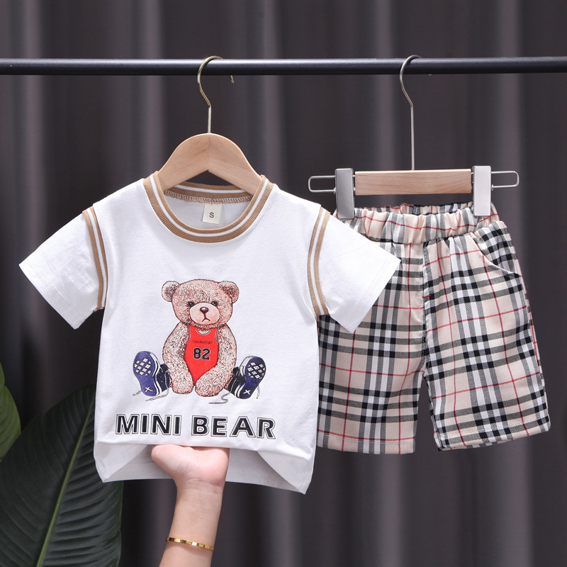 ha1473 เสื้อ+กางเกง size 80-110 จำนวน 4 ตัวต่อแพ็ค