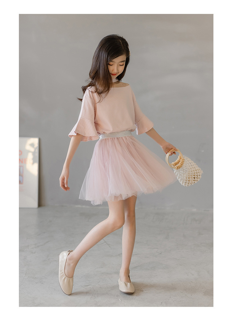 dr4898 เสื้อ+กระโปรง เด็กโต 3 ตัวต่อแพ็ค 110-170 (เลือกไซส์ได้ให้ครบแพ็ค)