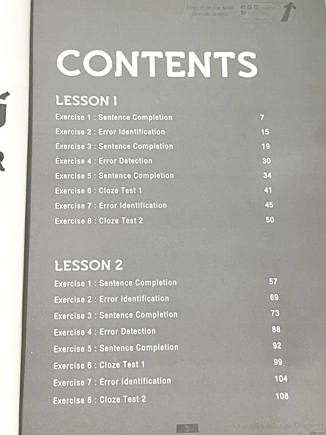 ►ครูพี่แนน Enconcept◄ AX ตะลุยโจทย์ วิชาภาษาอังกฤษม.ต้น Junior Grammar เน้นฝึกทำโจทย์ไวยากรณ์ ม.ต้น ทั้งเล่ม จดครบเกือบทั้งเล่ม จดละเอียด ด้านหลังมี Answer Key เฉลยครบทุกข้อครบทุกพาร์ท