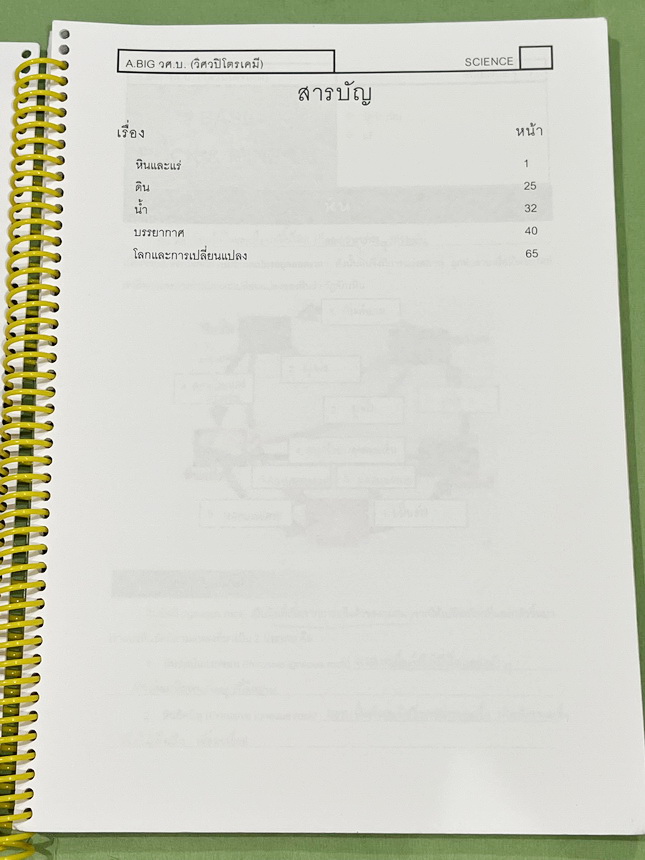 ►วิทย์สอบเข้า ม.1 GIFTED◄ หนังสือกวดวิชาอ.บิ๊ก สิทธิผล ป.6 GIFTED เล่ม 5 วิชาวิทยาศาสตร์กายภาพ สรุปเนื้อหาระดับชั้น ป.6 เพื่อเตรียมตัวสอบเข้า ม.1 ร.ร.ดัง มี TEST โจทย์ข้อสอบประจำบท เป็นโจทย์แบบจับเวลา จดครบเกือบทั้งเล่ม จดละเอียด หนังสือใส่ปกสันเกลียว เปิ